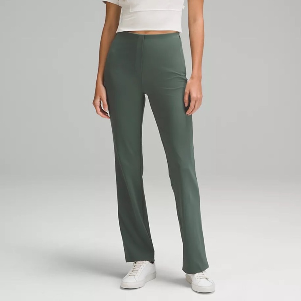 Lululemon flared leggings/pants - Smooth-Fit Split-Hem HR Flared Pant DKFR 6